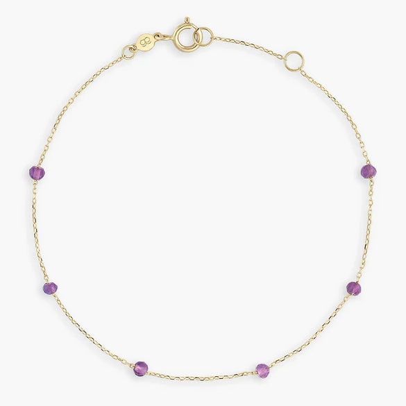 Wholesale Jewelry Bohemian Niche Copper Geometric Rice Bead Bracelet Highgrade Gold Plated Electroplating For Women