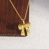 Wholesale Jewelry Bow Copper Electroplated Women's Necklace