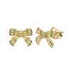 Wholesale Jewelry Bow Tie Earrings S925 Sterling Silver Electroplated