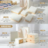 Wholesale Jewelry Box For Unisex White Pink Heaven And Earth Cover Blank Version Made Of Paper And Cardboard Lined With Sponge