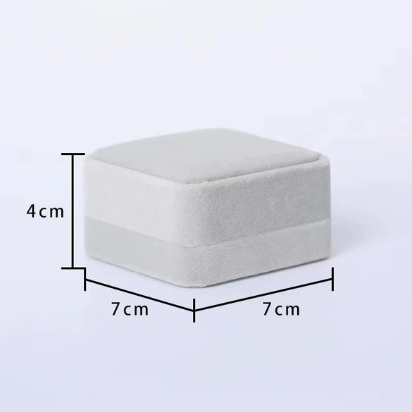 Wholesale Jewelry Box Kraft Paper Smooth Applique Retro For Jewelry Packaging