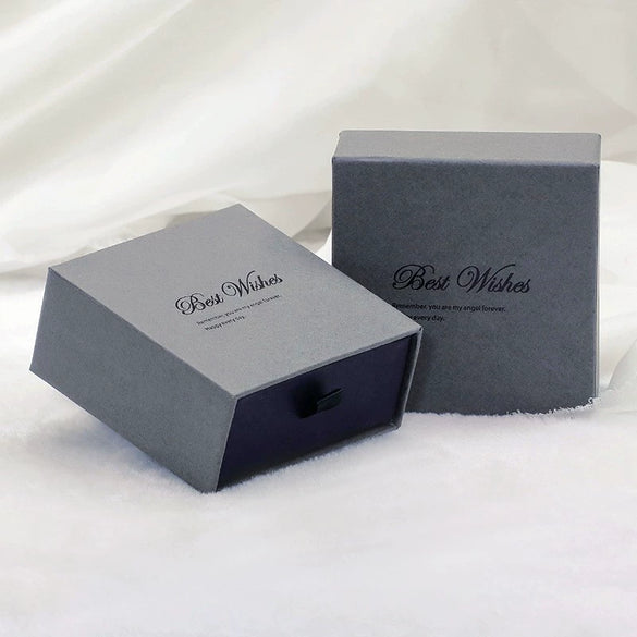 Wholesale Jewelry Box Oxford Solid Color Sweet Lady Style