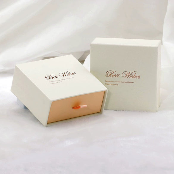 Wholesale Jewelry Box Oxford Solid Color Sweet Lady Style