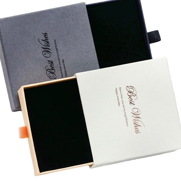 Wholesale Jewelry Box Oxford Solid Color Sweet Lady Style