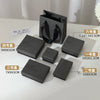 Wholesale Jewelry Box White Black Cover Paper Cardboard Material With Sponge Lining For Ring Stud Earrings Bracelet Necklace Packaging