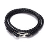 Wholesale Jewelry Bracelet Stainless Steel Snake Leather With Letters Numbers Text Electroplating For Men And Unisex