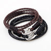 Wholesale Jewelry Bracelet Stainless Steel Snake Leather With Letters Numbers Text Electroplating For Men And Unisex