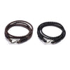 Wholesale Jewelry Bracelet Stainless Steel Snake Leather With Letters Numbers Text Electroplating For Men And Unisex