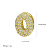 Wholesale Jewelry Brass Electroplated Letter Number Text Pendant Necklace