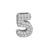 Wholesale Jewelry Brass Electroplated Letter Number Text Pendant Necklace