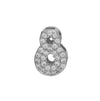 Wholesale Jewelry Brass Electroplated Letter Number Text Pendant Necklace