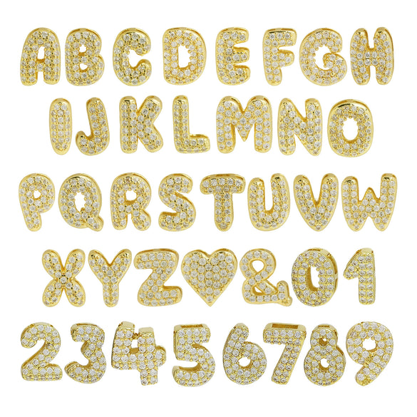 Wholesale Jewelry Brass Electroplated Letter Number Text Pendant Necklace