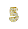 Wholesale Jewelry Brass Electroplated Letter Number Text Pendant Necklace