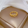 Wholesale Jewelry Brass Ring With The Crown Pattern And Electroplating Treatment Light Luxury And Cartoon Style