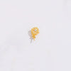 Wholesale Jewelry Buckle 925 Silver Gold Plated Zircon Inlaid Flower Pattern Pendant