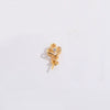 Wholesale Jewelry Buckle 925 Silver Gold Plated Zircon Inlaid Flower Pattern Pendant