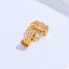 Wholesale Jewelry Buckle Sterling Silver 925 Zirconia Round Necklace