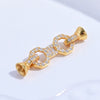 Wholesale Jewelry Buckle Sterling Silver 925 Zirconia Round Necklace