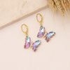 Wholesale Jewelry Butterfly Copper Electroplated Women's Earrings
