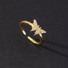 Wholesale Jewelry Butterfly Ring Copper Electroplated Animal Style For Women