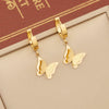 Wholesale Jewelry Butterfly Stainless Steel Clavicle Chain Set With Electroplating And Animal Pattern For Women