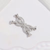 Wholesale Jewelry Butterfly Tie Pearl Universal Buckle Diy Bracelet Sweater Chain Four Leaf Clover With Receiving Tail Buckle S925 Sterling Silver Zirconia