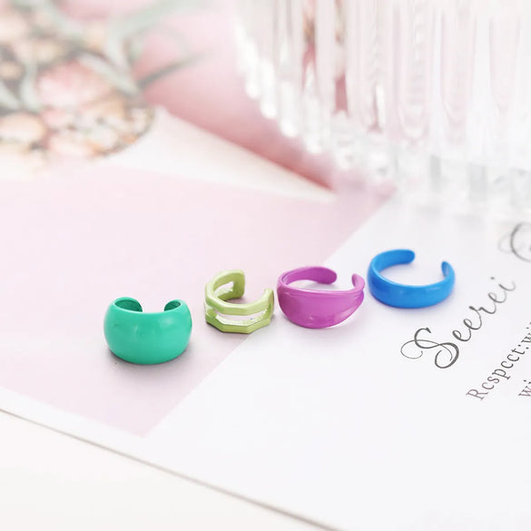 Wholesale Jewelry Candy Color Resin Ear Bone Clip Gooddiy