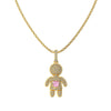 Wholesale Jewelry Cartoon Characters Sterling Silver 925 Electroplated Pendant Necklace