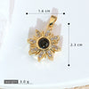 Wholesale Jewelry Cartoon Copper Heart Pendant Necklace With Flower Letter Number And Text Patterns Electroplated