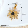 Wholesale Jewelry Cartoon Copper Heart Pendant Necklace With Flower Letter Number And Text Patterns Electroplated