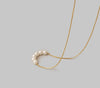 Wholesale Jewelry Casual Basic Commute Pearl 304 Stainless Steel Imitation Pearl 18K Gold Plated Beaded Necklace