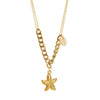 Wholesale Jewelry Casual Beach Starfish Conch Dolphin 304 Stainless Steel Pendant Necklace
