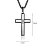 Wholesale Jewelry Casual Hip-Hop Cross 304 Stainless Steel Plating Pendant Necklace