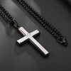 Wholesale Jewelry Casual Hip-Hop Cross 304 Stainless Steel Plating Pendant Necklace