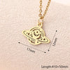 Wholesale Jewelry Casual Modern Style Simple Style Sun Star Moon 304 Stainless Steel Gold Plated Polishing Plating Pendant Necklace