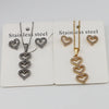 Wholesale Jewelry Casual Simple Style Classic Style Heart Shape 304 Stainless Steel Gold Plated Jewelry Set