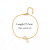 Wholesale Jewelry Casual Simple Style Classic Style Letter 201 Stainless Steel Anklet