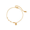 Wholesale Jewelry Casual Simple Style Heart Shape Titanium Steel Anklet