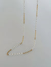 Wholesale Jewelry Casual Simple Style Round Titanium Steel 18K Gold Plated Pearl Waist Chain