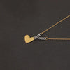 Wholesale Jewelry Casual Simple Style U Shape Customization Laser Engraving 304 Stainless Steel 18K Gold Plated Mixed Metal Pendant Necklace Cable Chain