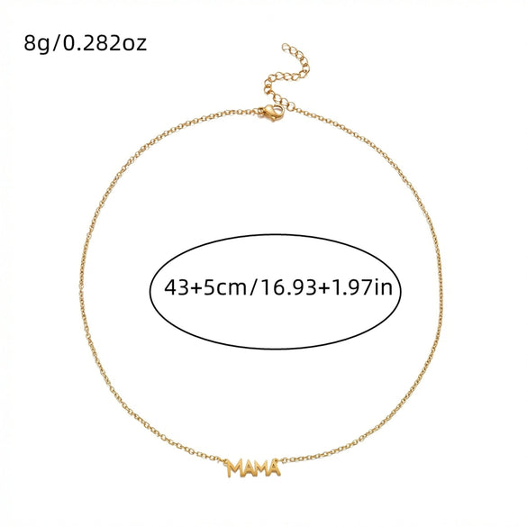 Wholesale Jewelry Casual Style Alloy Electroplated Letter Number Text Pendant Necklace And Earrings For Women And Elders