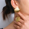 Wholesale Jewelry Casual Tropical Shell 304 Stainless Steel 14K Gold Plated Plating Rings Earrings