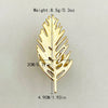 Wholesale Jewelry Casual Vintage Style Tropical Leaves 304 Stainless Steel 14K Gold Plated Plating Hollow Out Open Rings