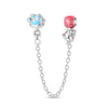 Wholesale Jewelry Cat Accessories Bracelet Copper Plated 925 Silver Dripping Oil Style