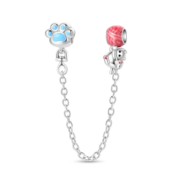 Wholesale Jewelry Cat Accessories Bracelet Copper Plated 925 Silver Dripping Oil Style