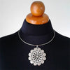 Chinoiserie Flower Alloy Women'S Choker