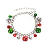 Wholesale Jewelry Christmas Bell Alloy Electroplated Necklace Bracelet Earrings Set