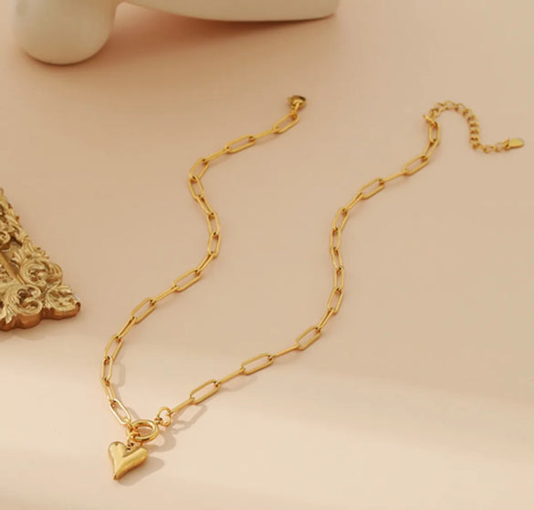 Wholesale Jewelry Classical Vintage Style Lady Sun Moon Heart Shape 304 Stainless Steel Pendant Necklace