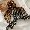 Wholesale Jewelry Cloth Leopard Print Knot Rabbit Ears Joker Head Large Intestine Style Spring And Summer