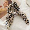 Wholesale Jewelry Cloth Leopard Print Knot Rabbit Ears Joker Head Large Intestine Style Spring And Summer